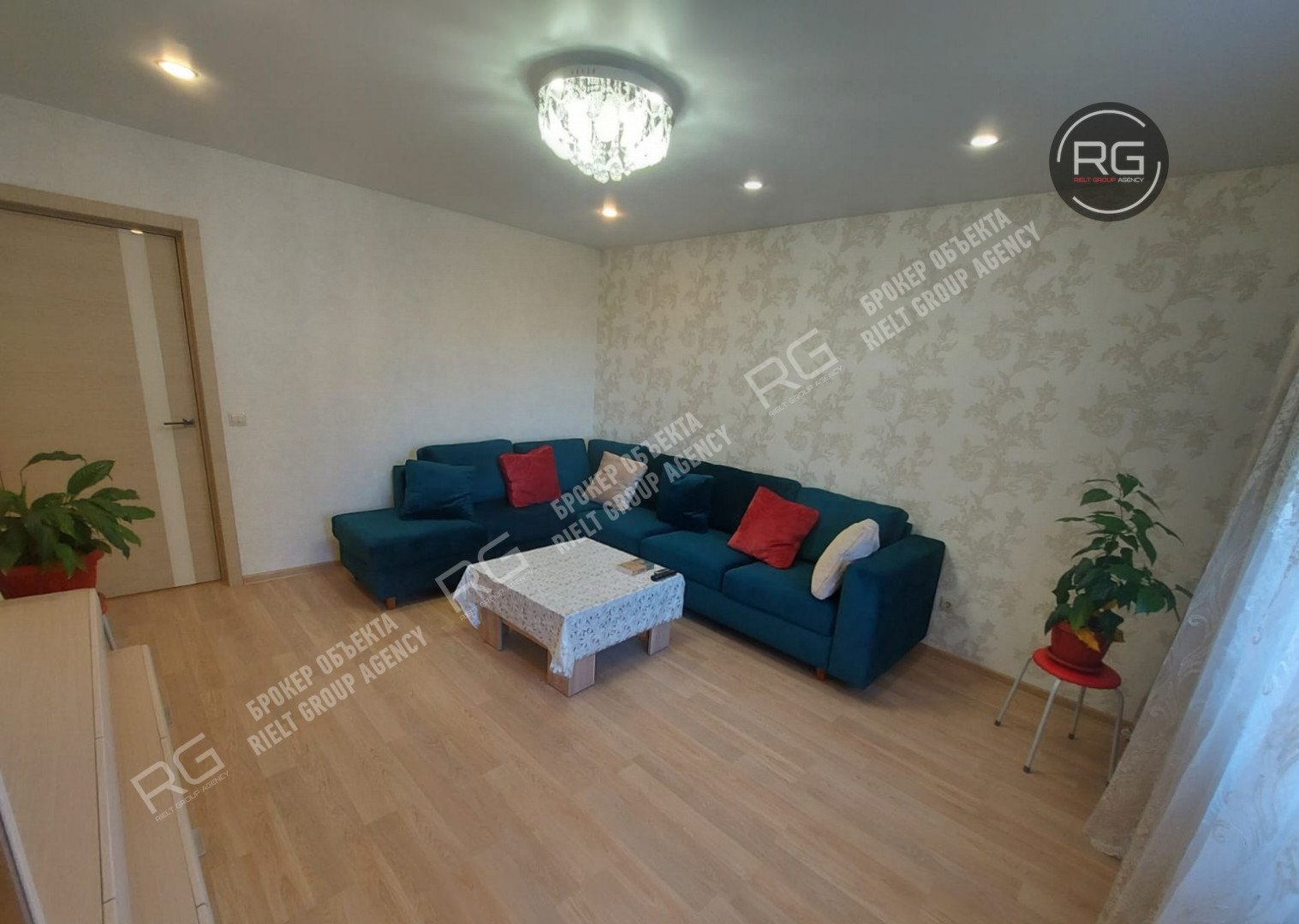   Евротрехкомнатная квартира, 63 кв.м. 