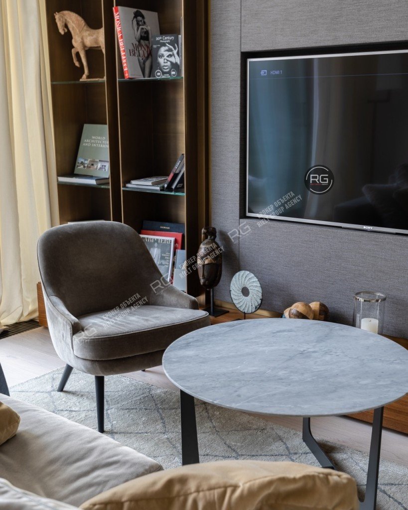   Квартира De Luxe с 1 спальней, 51.34 кв.м. 