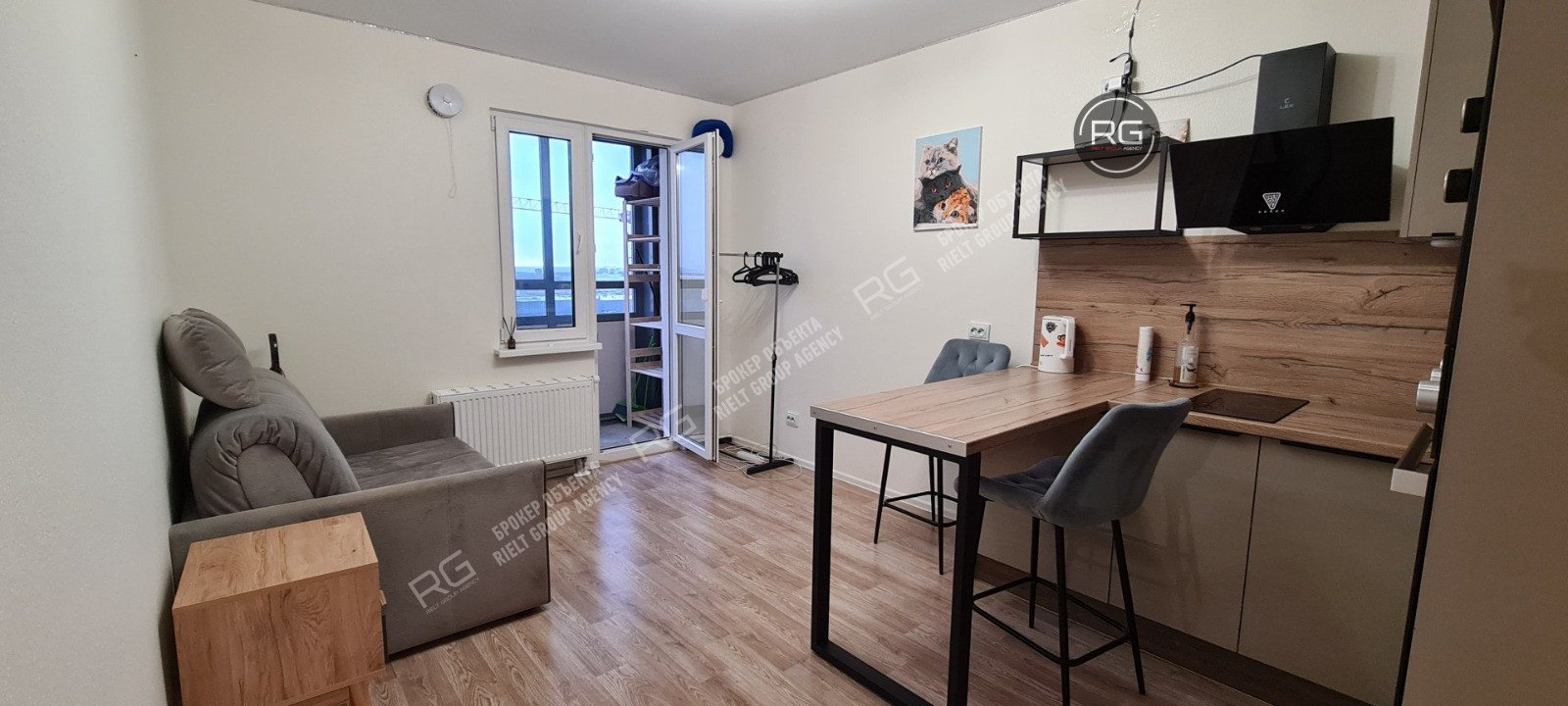   Квартира с мебелью, 21 кв.м. 
