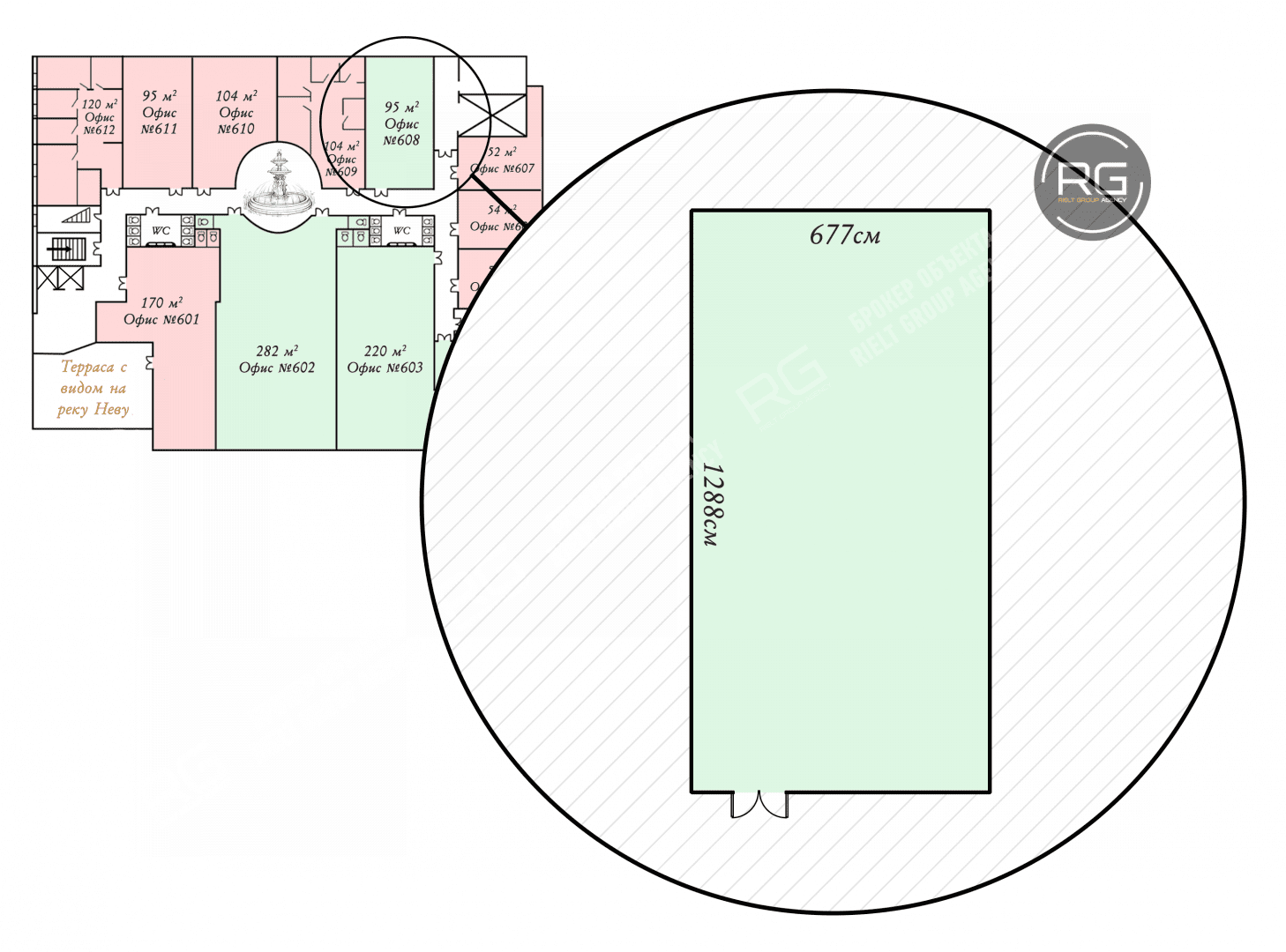   Open Space 95 м2 в БЦ класса А+, 95 кв.м. 