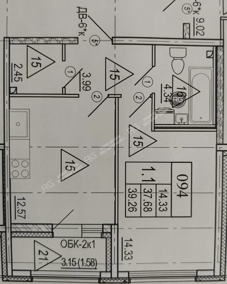   Продажа 1к кв премиум-класс, 38 кв.м. 