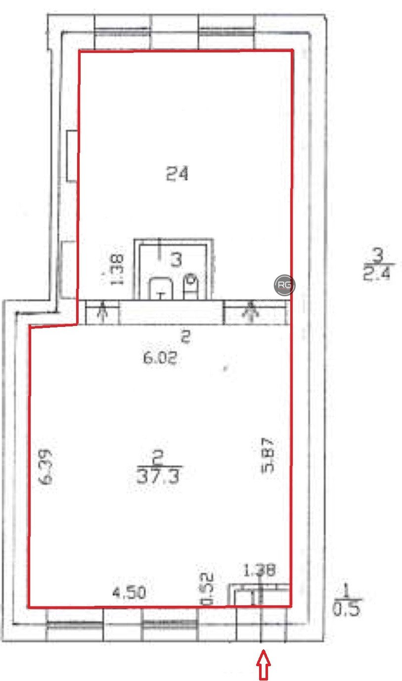   Продажа 64м2 в Адмир.р-не, 64 кв.м. 