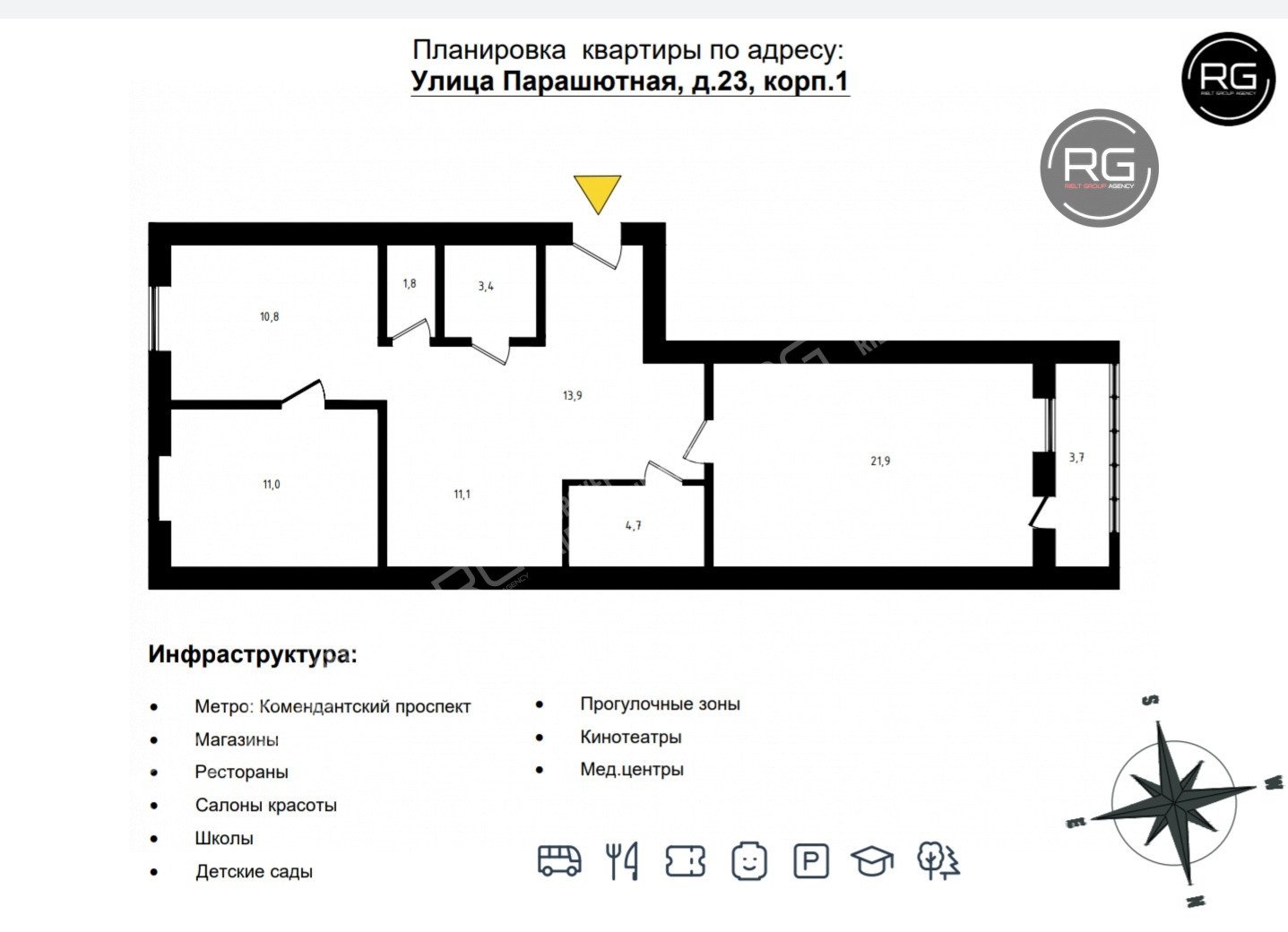   Прямая продажа, 79 кв.м. 