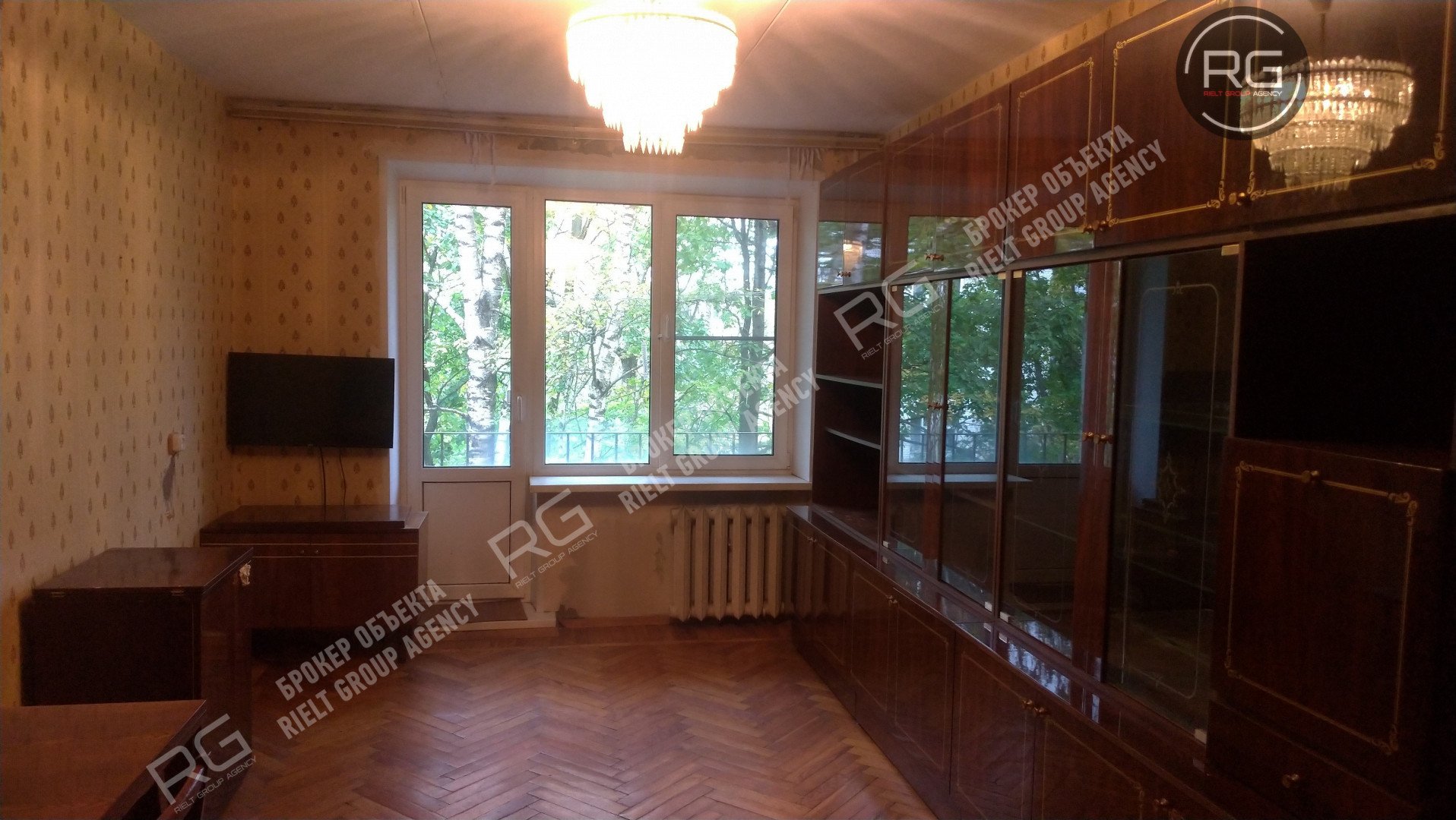   Уютная квартира с балконом, 44.1 кв.м. 