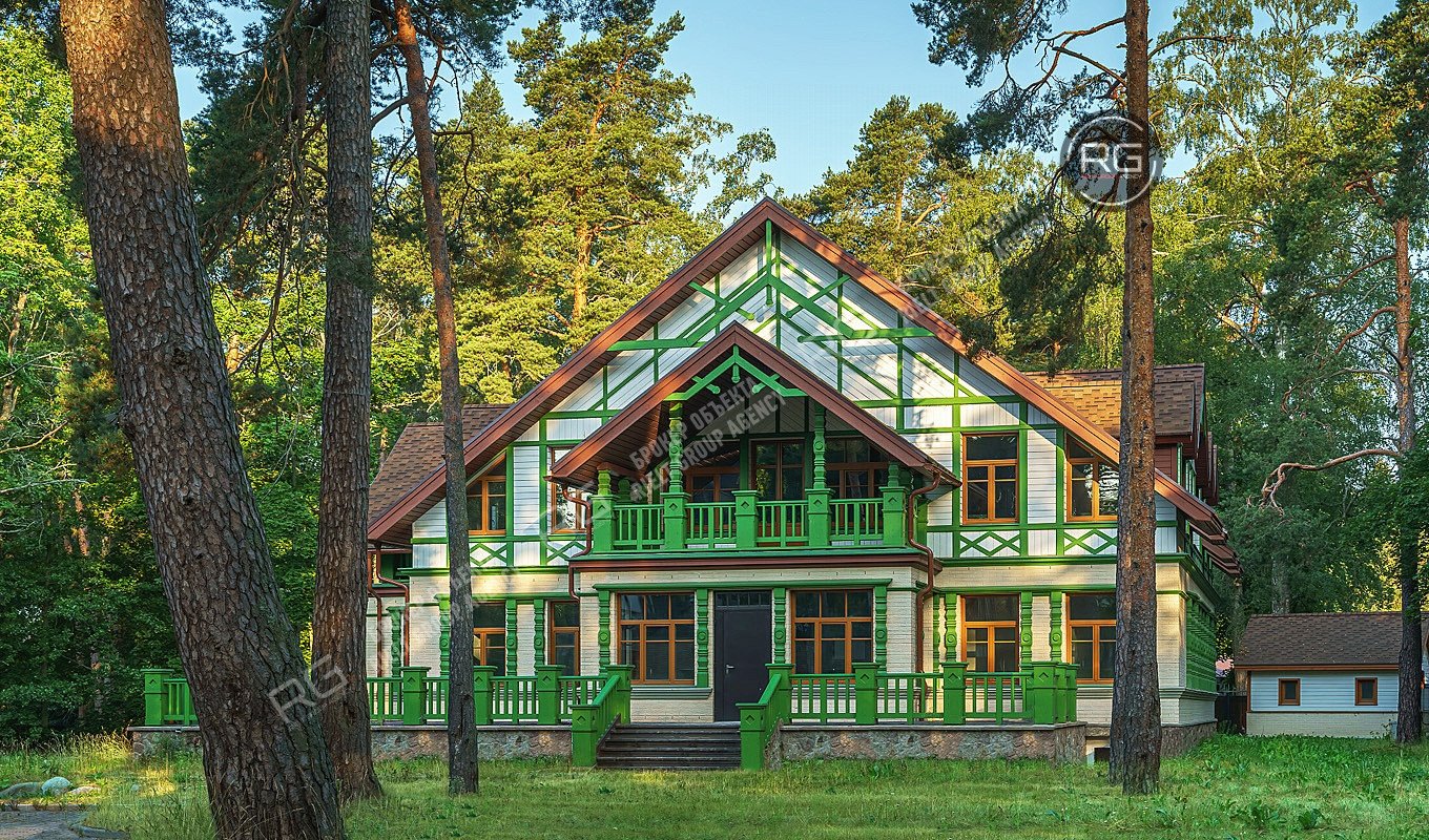   Вилла в стиле «русская усадьба», 710 кв.м. 