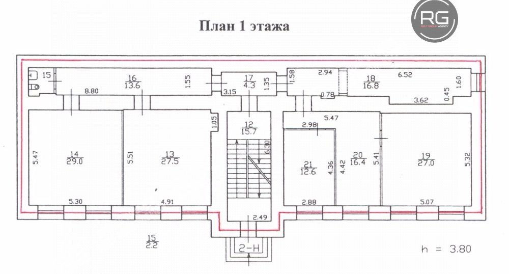   Здание 894м2 центр, 894 кв.м. 