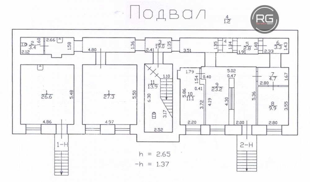   Здание 894м2 центр, 894 кв.м. 